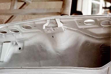 Painted Inner Rear Taillight Panel Area