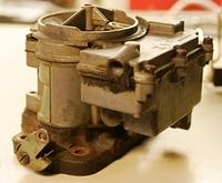 Here is an example of a core carb that was way better than his.  At least this baseplate and main body are serviceable but look at the cracked upper Air Horn.  This adds about $150.00 to the cost to remanufacture this carburetor.