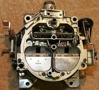 This is your actual Rochester Carburetor.  It is numbers correct for your low miles factory muscle car.  Do not loose it.  You are quite fortunate that you entrusted it to someone like me.  I hear so many horror stories about others who send stuff off ...