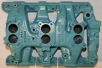 Kinda makes you wonder how I had this intake.  Kinda makes me wonder also.  Well I guess it is your lucky day.  This manifold is mint.  Usually they are rusted to hell but this one must of sat on a shelf in my shop for years.