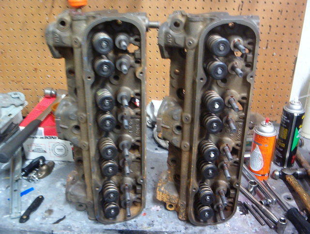 I yanked out the old Press in Rocker Arm Studs and Drilled and tapped the holes for Screw Ins.  It is a pain in the Ass and the Studs are not readilly available.  I ultimately had to go with 421 studs and cut off 5/8ths from the top.