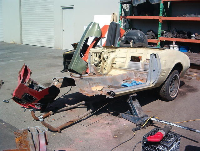 Look at the mess cutting up a car creates.  In some cases the rust just clogs the drains as it flows out the rocker panels.  Of course GM made their Rocker Panels in Galvanized Metal.  So in other words they ususally do not rust.