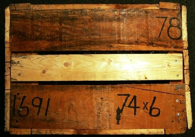 I have also wondered about the numbers on the side of the crate.  That is of course why I have taken the time to shoot them and document them.  I have no other example of such.