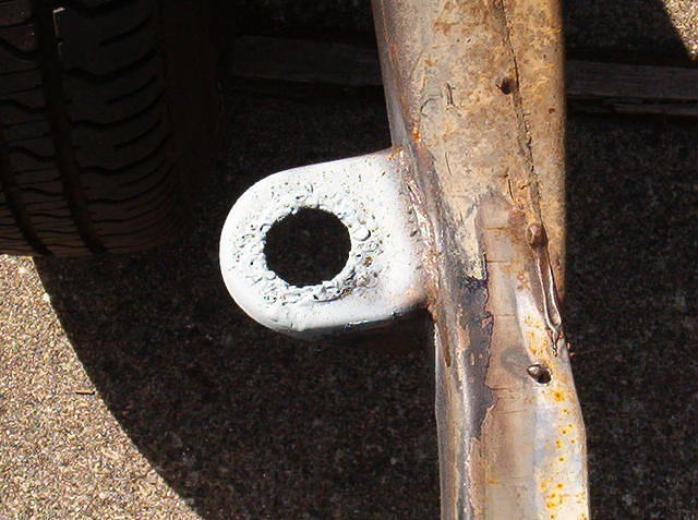 There are areas on a Full Perimeter Frame that you can Box In.  There are other areas that you do not.  Even if these ears are rusted to shit a good welder can lay metal onto the damaged area and repair it.