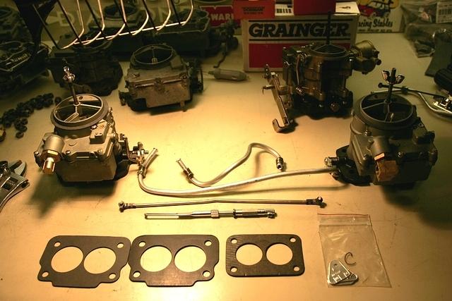 There are many items that actually need to be changed when you replace carburetors, throttle cables, Throttle Pedal Z Bar bushings, and etc.  They are not cheap if you go with my parts.  That is because I do not sell the cheap overseas garbage.