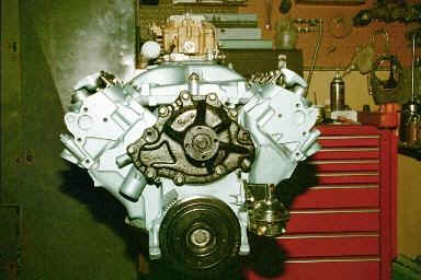 Pontiac V-8 Front View