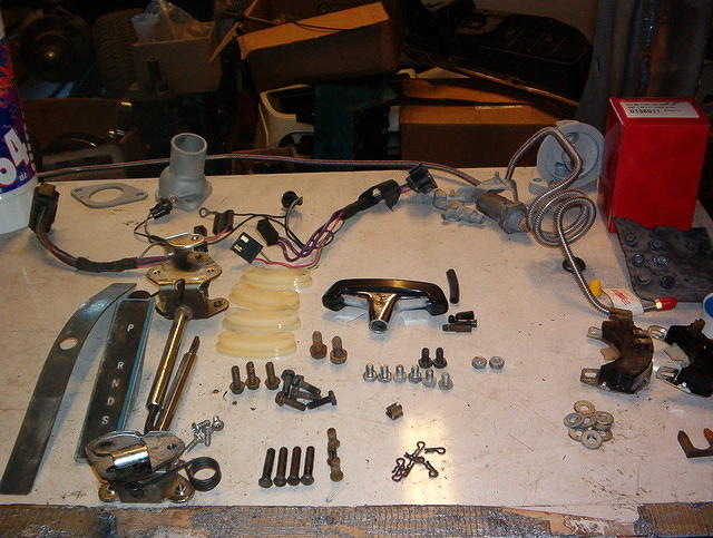 Restoration Table and a 1967 Firebird Shifter