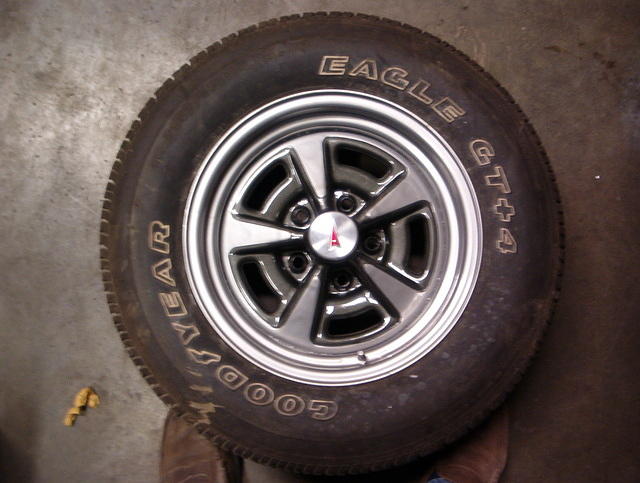 Restored Pontiac Rally Two Rims