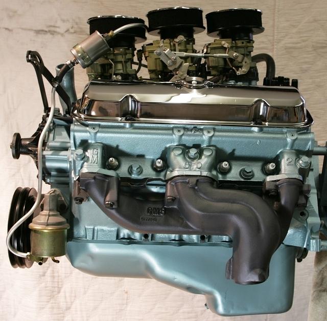 Now, here is a 67 GTO motor with the same manifolds but a different coating.  This is to make them appear stock and cast iron appearing.  They will stay this color and not rust or change, as long as you do not scratch them.  If you are worried about ma...