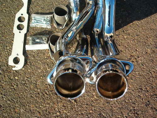 Now, since we know how to bend pipe, weld and chrome, I admit I have not purchased a set of other peoples heddars for quite some time.  I am still quite satisfied with our product.  I have yet to replace a gasket or set of our Heddars.