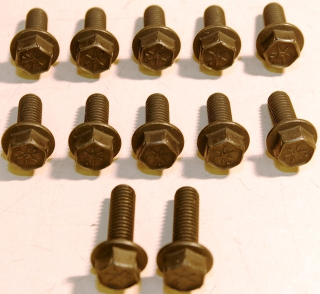 Here are the Factory Intake Manifold Bolts for the Intake and the Thermostat Housing.  These will help you quite a bit when you are ready to install.  I included two extra long bolts to enable you to install different thickness thermostats.  If you do ...