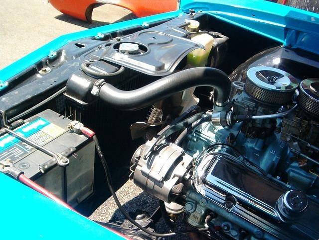 Here is Adrian's 66 GOAT.  You will notice the same arrangement.  I have been all over, under, around and in his car for years.  It is a non molested beautiful example of a 66 TRIP car from the factory.  Notice the Alternator bracket.