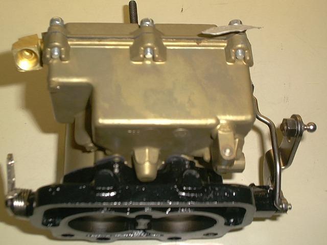 The correct plating is on the Carburetor Main Body and the Air Horn.  It is very hard to obtain this exact OEM hue but we do it.  I cannot tell you how because my competitors wish they knew.