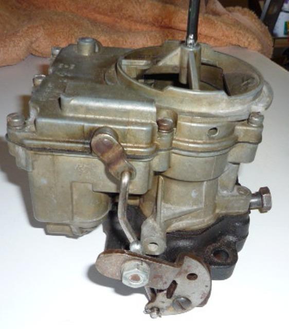 Here is the rear carburetor.  Now this is obviously incorrect.  You can tell from alot of different signs that the educated eye will notice.  Of course the most important one is the part number.