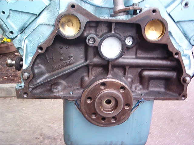 Rear Bellhousing Shot of Engine