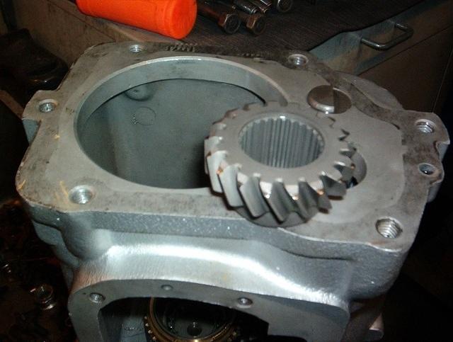 This little item needed to be modified to work correctly.  In this case when engaged in a certain gear the teeth just hit one part of another gear.  In the process they would produce a slight whine.