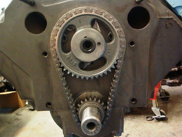 Here is your Double Roller Timing Chain.  It is a good chain.  But even with a quality manufacturer the chain will stretch.  Remember that any stretch equates to Retard.  OF course the term relates to your decision to utilize a timing chain and you.