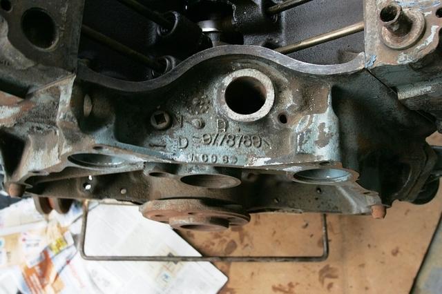 Now you can see the Date Code of the production date for this block.  That is the number I will ask for if you really want to know when your motor was made.