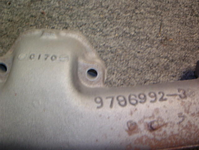 Well, here is the date code and the part number location for the Garbage Getter Manifolds.  I guess I should be nice to them because of the money we make offa them now.