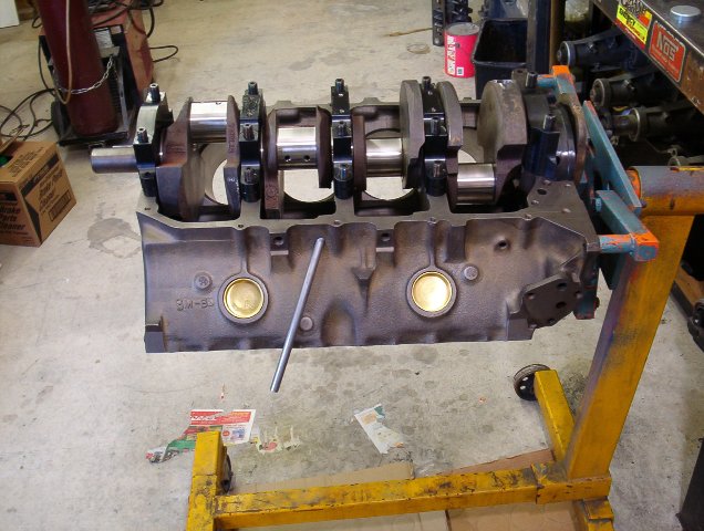 .010, .010 Arma Steel OEM Cast Iron Crankshaft.  This is the real deal.  The actual crankshaft that I am going to utilize in his motor.  I was mocking up the motor with a .020 over crankshaft to attempt to save the bearings.  It worked.  They were unda...