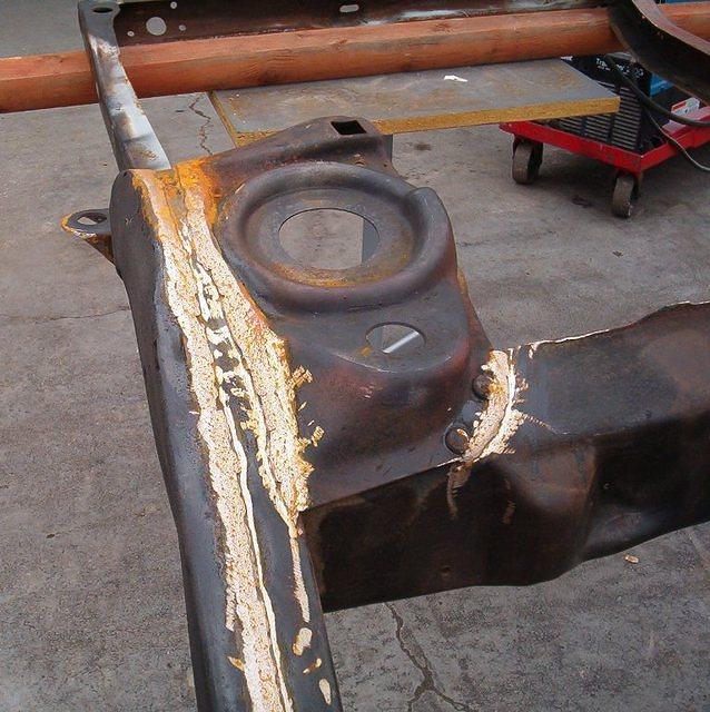 In this process you also have to ensure that the correct areas are welded up ocean going vessel style.  Some of the other cosmetic areas can be welded up by the beginners.