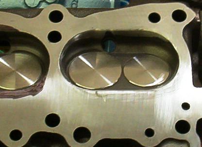 The valves have already been dealt with.  I have taken the time to radius the valve edges and also the faces of the valves have received a good finish to eliminate and machining marks.