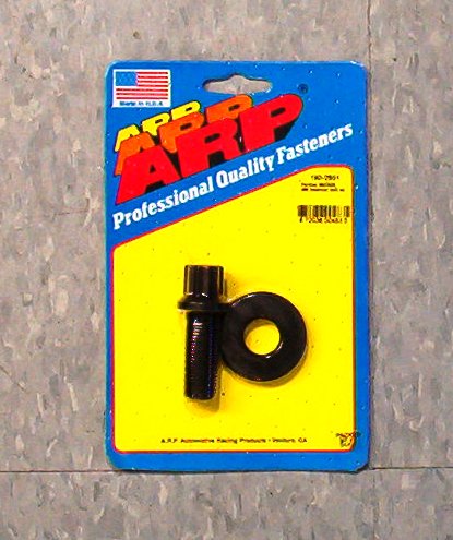 I do know this.  These are made in America.  When they go overseas, I will be in a bucket of you know what.  I just do not know what the world is comming to.  We have to support our fellow citizens.  This is your new Harmonic Balancer Bolt.
