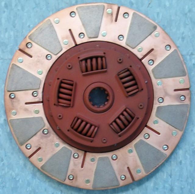 This clutch disk is a very special unit.  It is not that cheap pile of garbage Dual Friction Clutch Disk.  Now why would you want one side of your clutch disk to wear out quickly?  Not with this one.