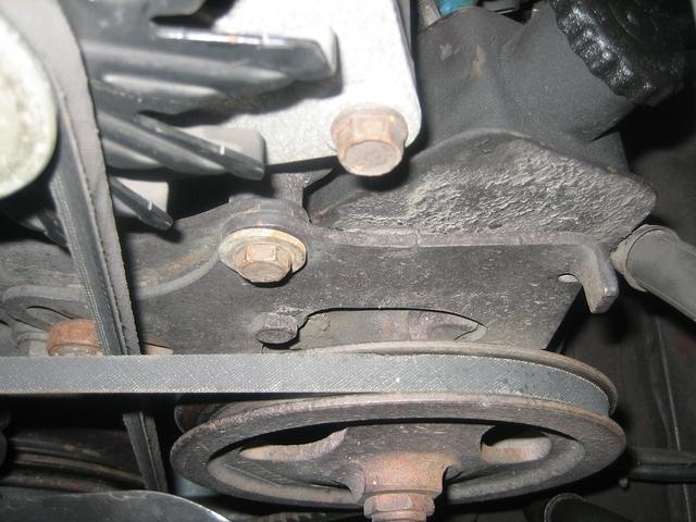 I have seen Pulleys just like this one on GTO's.  It is an older pulley.  Someone probably installed it on this newer model Power Steering Pump Housing.  Perhaps the Center Pump Section is correct.