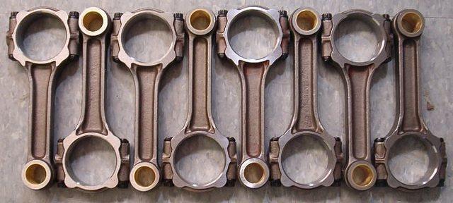 The step down in Connecting Rod choices would of been this set.  In a 455 with good breathing heads I would of not recommended these though.  I will sleep better at night knowing that he got a great motor with great rods.