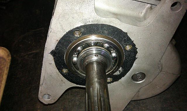 Forward Bearing Retention Nut Face Damage