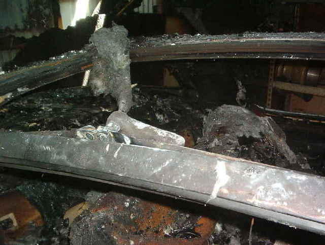 Center of the Roof Flame Front