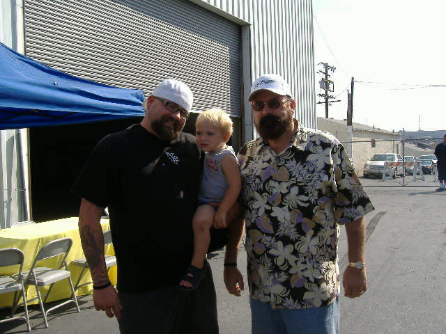 Boyd Cottington and my Nephew Scott and his son, CJ.  Damn Scary!!  I tell you this is no bullshit.  I have not known about him for a long time.  He is a car nut also.