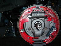 This is the way the front Drum Brake System is Properly Remanufactured.  With careful selection of components the brake system can be optimized.