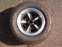 Ups Ugly wheel and rim.  Got to go.  I got new Center Caps and they really look nice.  I am sure that it would be a shame to install them on such an ugly rim.