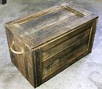 I had to find wood that was already weather worn, with Patina that made it look 30 years old.  Then we had to assemble it in the manner and fashion that was done during the time it was made.