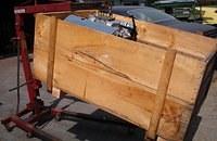 This gives you an idea of how easy it is to load the whole crate into a vehicle.  No need to utilize a fork lift.  It will go in just fine like this with an engine hoist.  Put the lid on once it is the High Cube Truck.