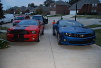 Parked next to my wife's 2010 ss rs.