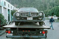 Look at the smile on this car.  It realizes that help is soon to be on the way.