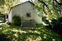 This the the Hidden Garage.  She just wo'nt let anyone go in here.  I bet she has Caskets and stuff in here.