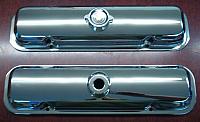 1967 to 1979 pontiac Show Chrome Valve Covers