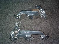 Cerma Chrome Ram Air Three Exhaust Manifolds