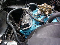 Take a very close look at the way these items all are laid out. The brackets, the hoses, the carburetor, the hose clamps, the battery, even the fan shroud. All of these items are correct.