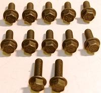 Here are the Factory Intake Manifold Bolts for the Intake and the Thermostat Housing.  These will help you quite a bit when you are ready to install.  I included two extra long bolts to enable you to install different thickness thermostats.  If you do ...