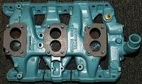 Nice new Throttle Baseplate Gaskets, Studs, Nuts, Temp Sender, all correct.  Of course you can change them if you want.  Paint it Chevy Orange.