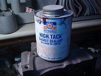 This is my sealent of choice.  It usually works great and is very sticky.  I utilize this on other gaskets.  It is really good stuff.