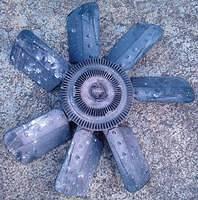 Here is the real nice looking clutch fan that came with the car.  Now some of these were a heavy duty option.  You could get one if you wanted it.  I would put one on my car anyway.