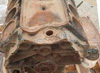 You can see the correct Oil Filter Adapter. Now that the oil filter is still on it that is not a good sign. Probably full of old acid filled sludge. That can cause all kinds of problems in the shipping of your crate. If it spills and creates a haza...