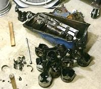 I am thinking about cleaning them off and shooting some pictures to identify them so that others can tell the difference.  Not to mention that the camshaft pulley was bolted down with a motor mount bolt and washer from a 67 to 69 Firebird.