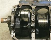 The crankshaft is an OEM Arma Steel unit.  These are one of my favorite.  I realize that everyone has an opinion but when you are making a serious street motor this is a good crank to use.